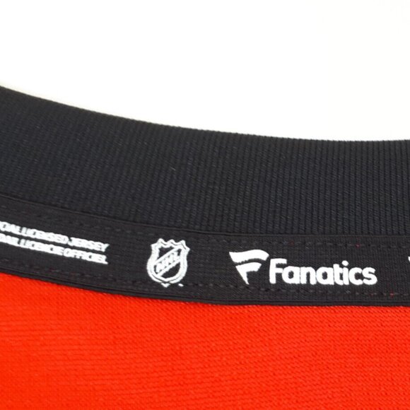 NWT Fanatics Calgary Flames NHL Hockey Home Jersey Red Blank Womens Ladies Size - Picture 9 of 10